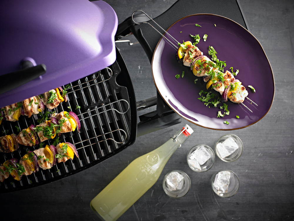 Brochettes De Poulet À La Coriandre Légumes