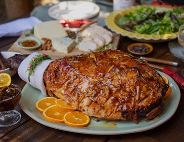 Gin and Orange Glazed Ham