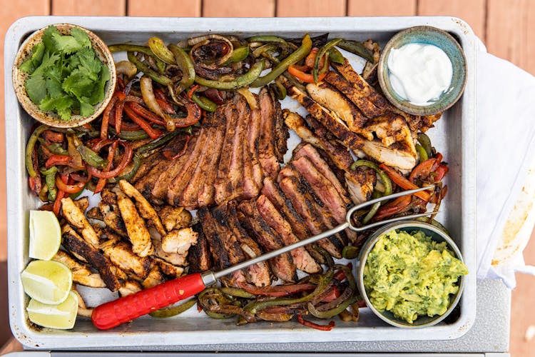 Griddled Steak and Chicken Fajitas Red Meat Recipes er Grills