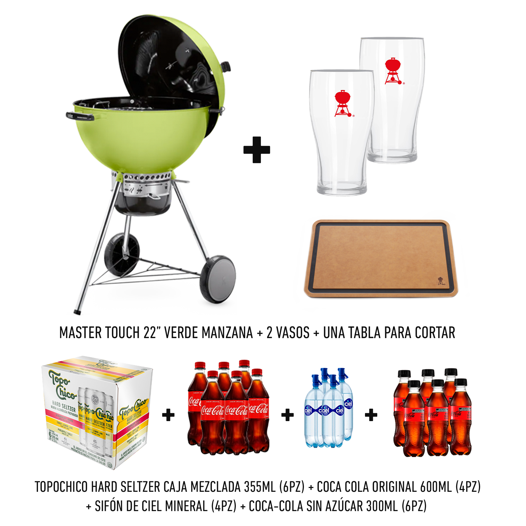 Bundle para asar de Weber & Coca-Cola