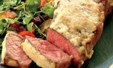 Horseradish Crusted Strip Steak