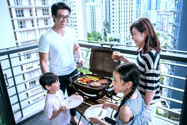 お家でバーベキュー!