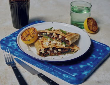 Lamb, Spinach, and Feta Gözleme
