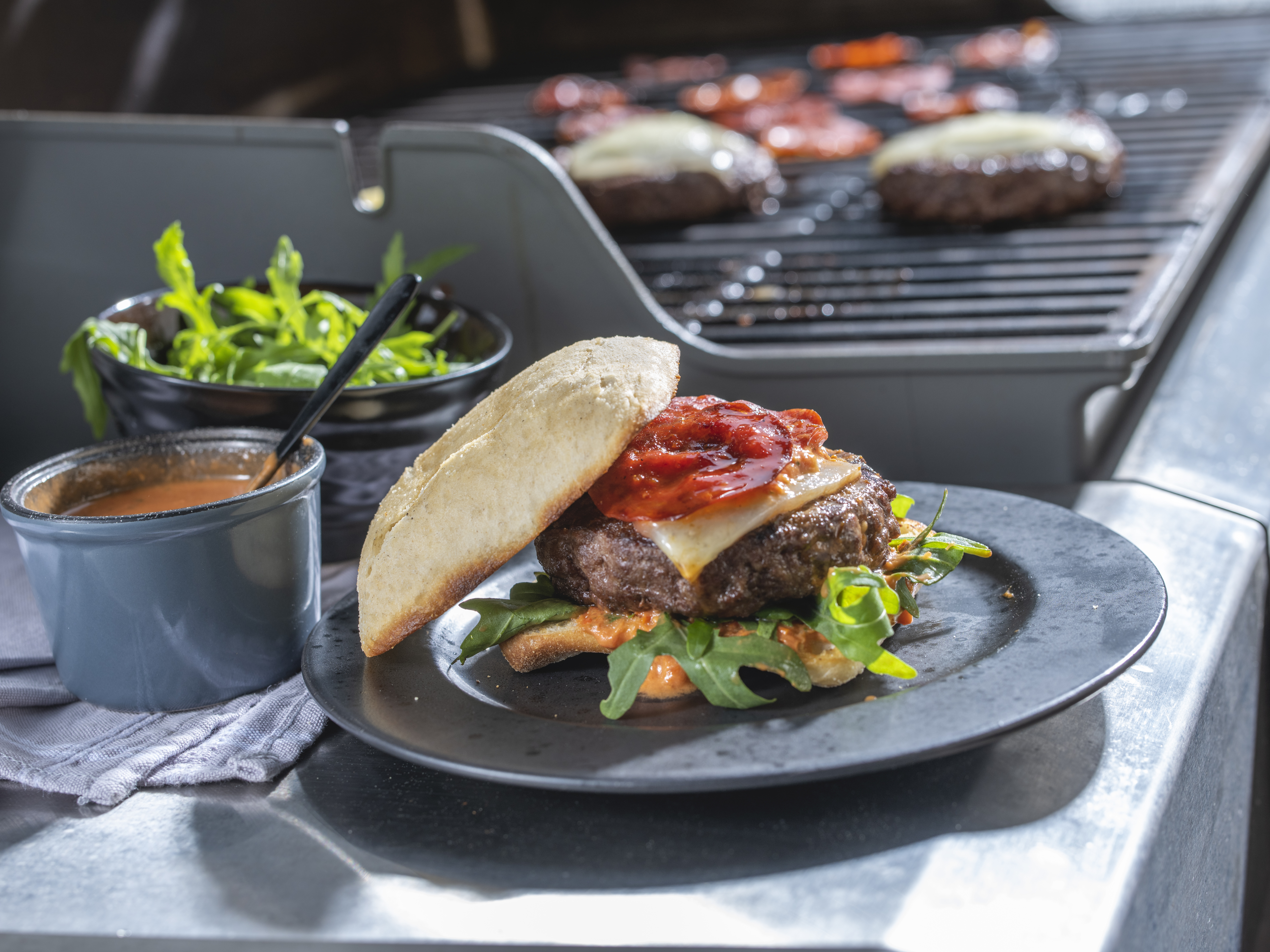 Mediterranean Beef Burger 4 1