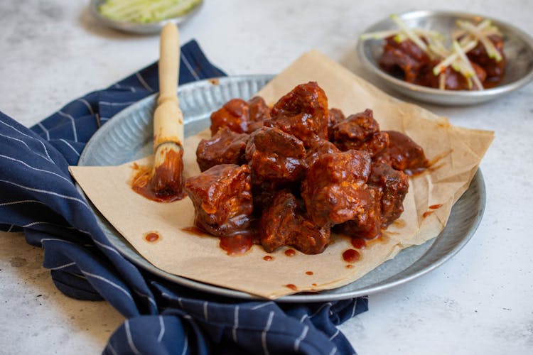 Pork Belly Burnt Ends with Crisp Apple Pickle Recipes er BBQ