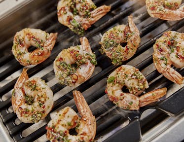 Prawns with Chimichurri Sauce