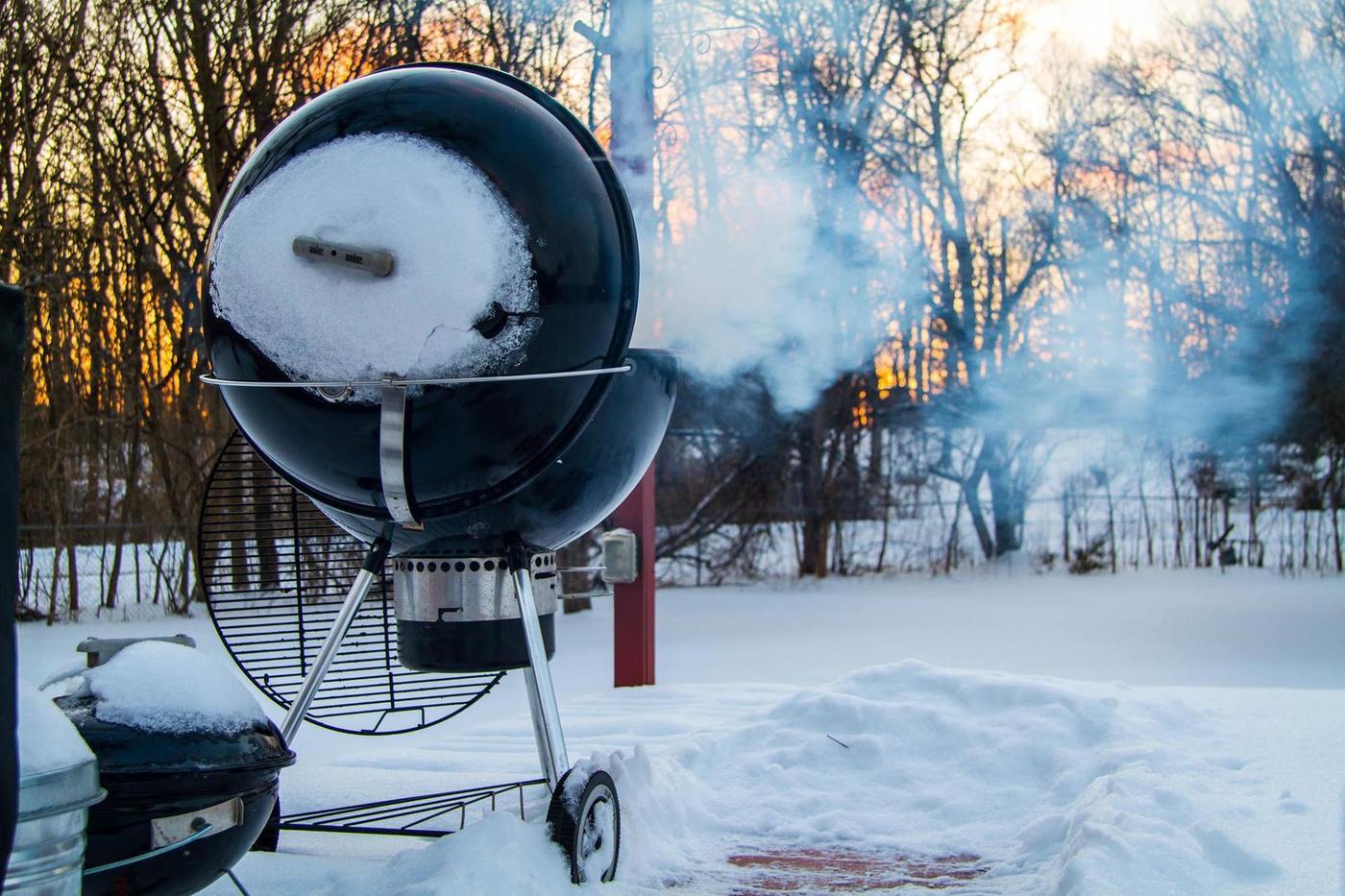 Гриль Weber снег