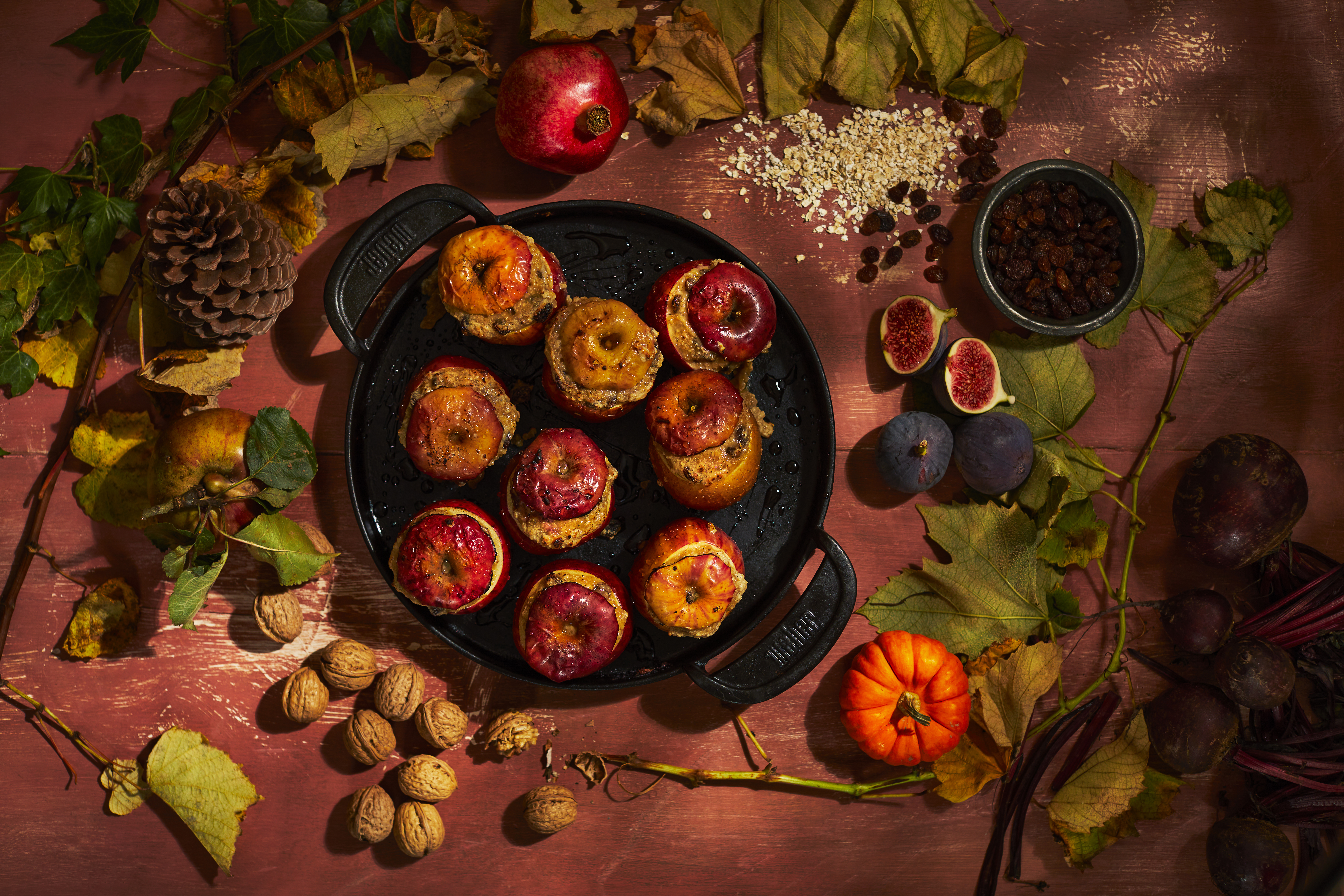 Roast Flambee Apples