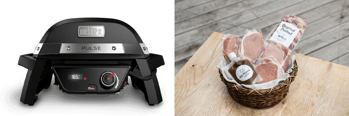 WEBER PULSE 1000とHyLife pork®︎で最高のお家グリルを！