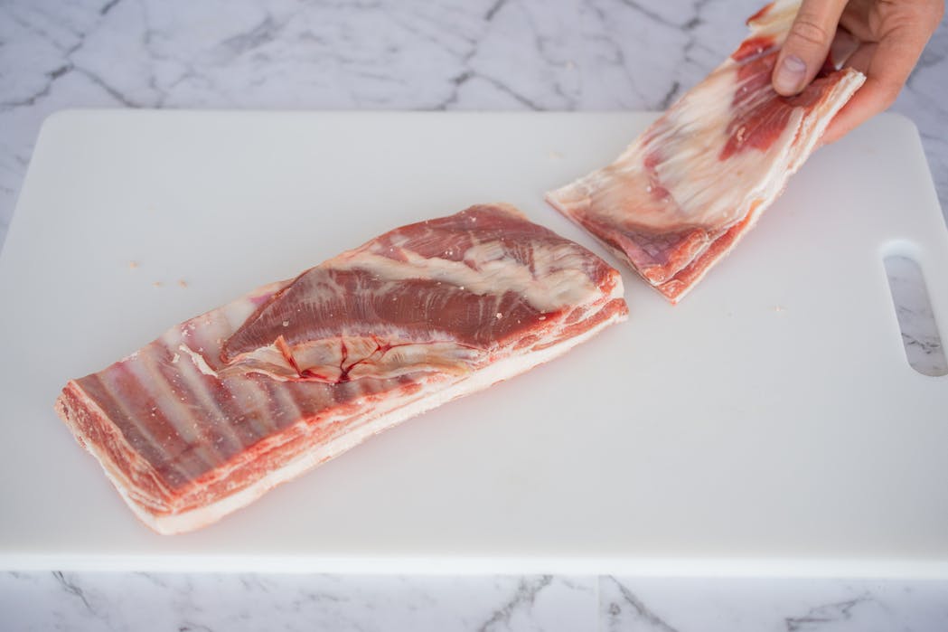 Trimming Lamb Ribs 2