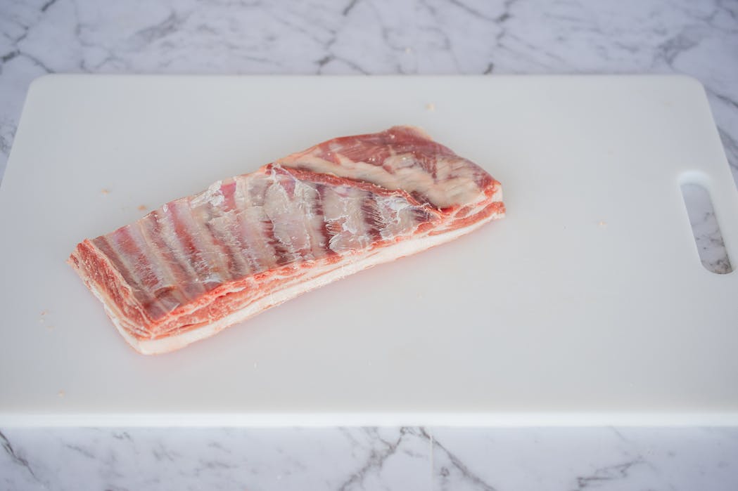 Trimming Lamb Ribs 6