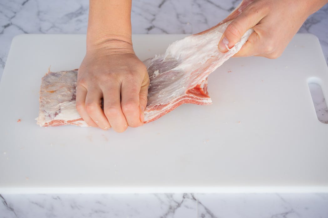 Trimming Lamb Ribs 8