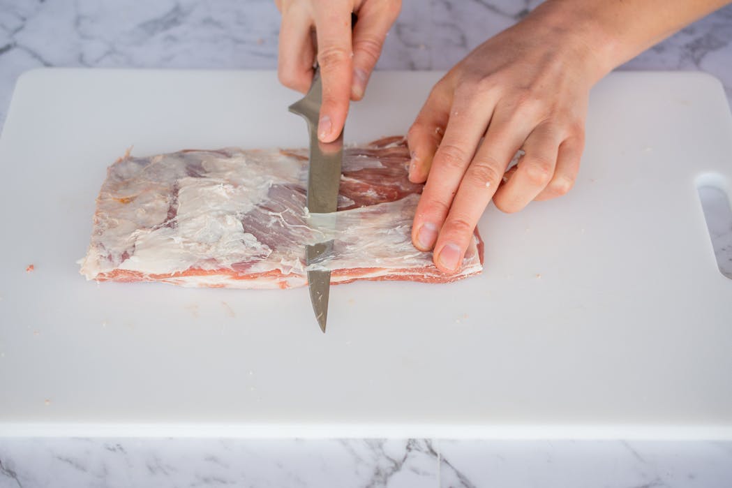 Trimming Lamb Ribs 9