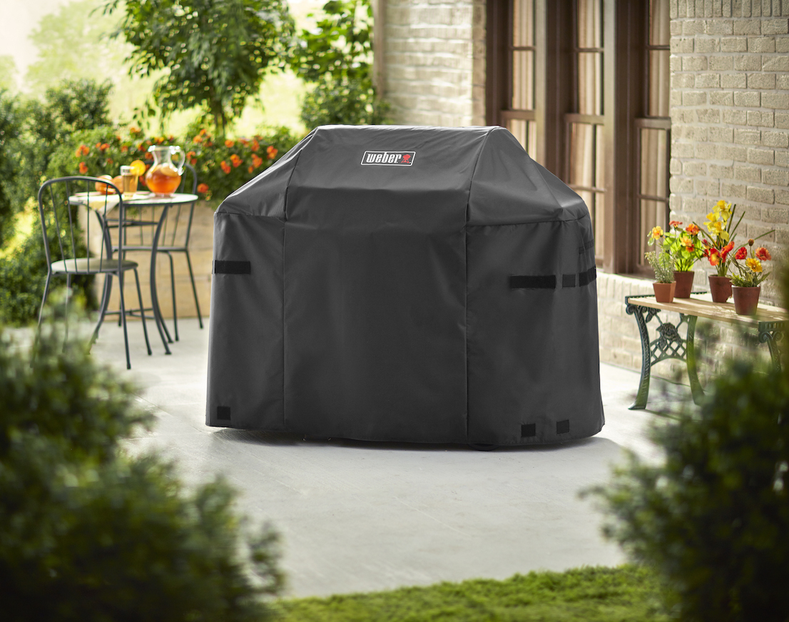 with Side Mounte I3S9 Grill Cover for Weber Spirit II 300 and Spirit 200 Series