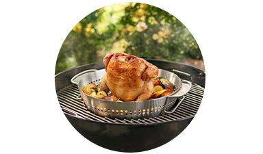 Weber Charcoal Set Indirect Heat 384X225