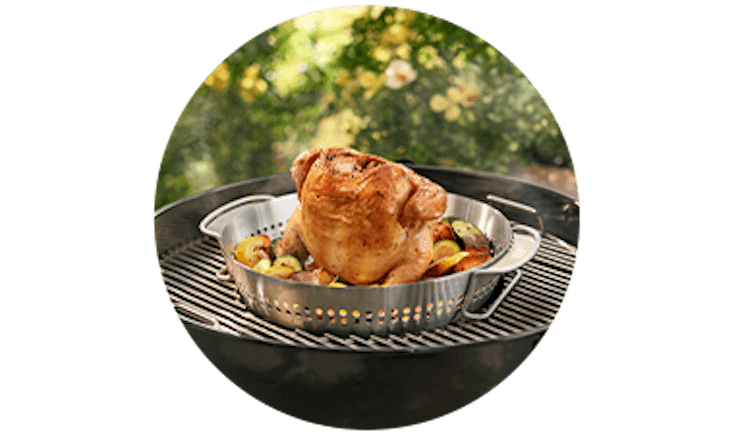 Weber Charcoal Set Indirect Heat 384X225