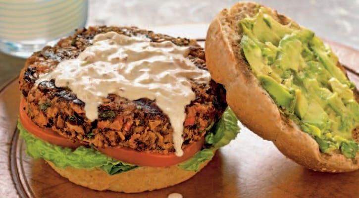 Zwarte Bonen Cheeseburger