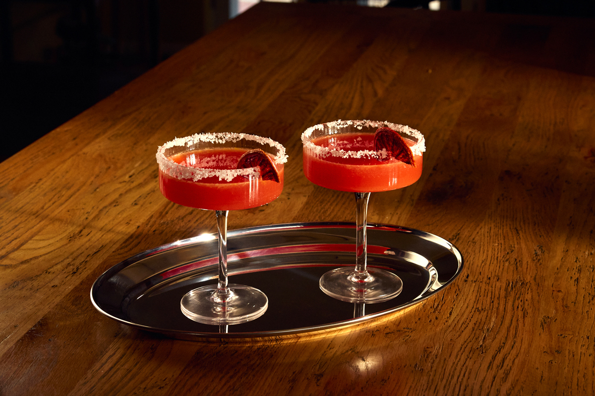 Barbecue Brûléed Blood Orange Margs 