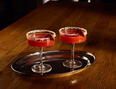 Barbecue Brûléed Blood Orange Margs