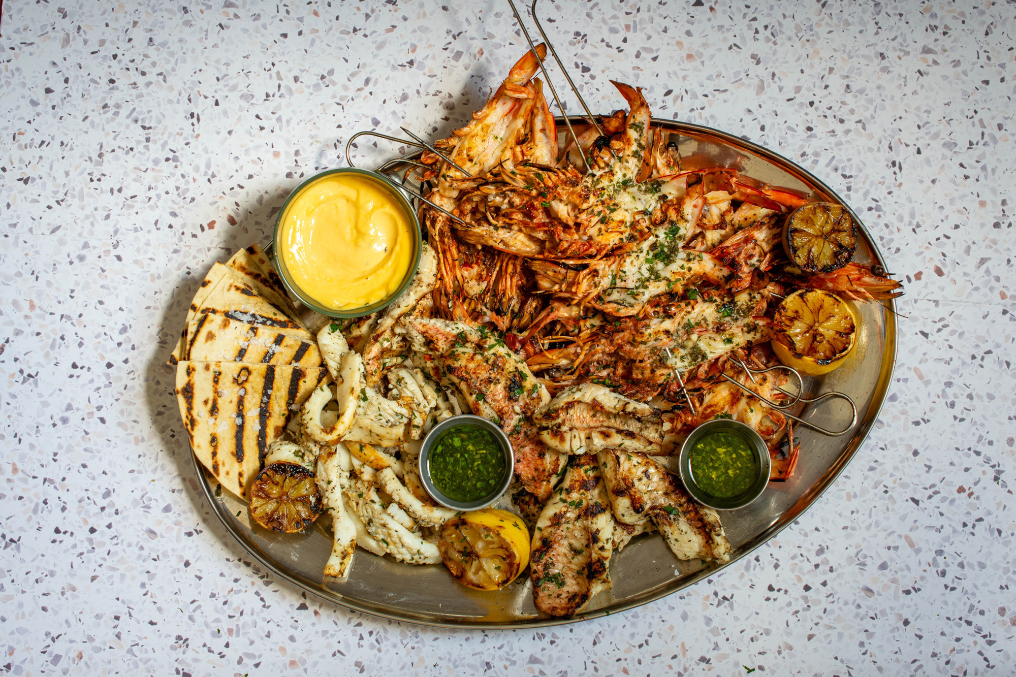 Barbecued Seafood Feast