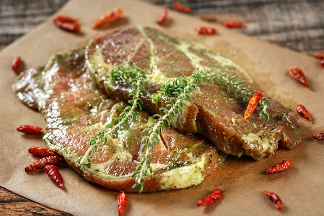 Schweinenackensteak In Marinade Grillen