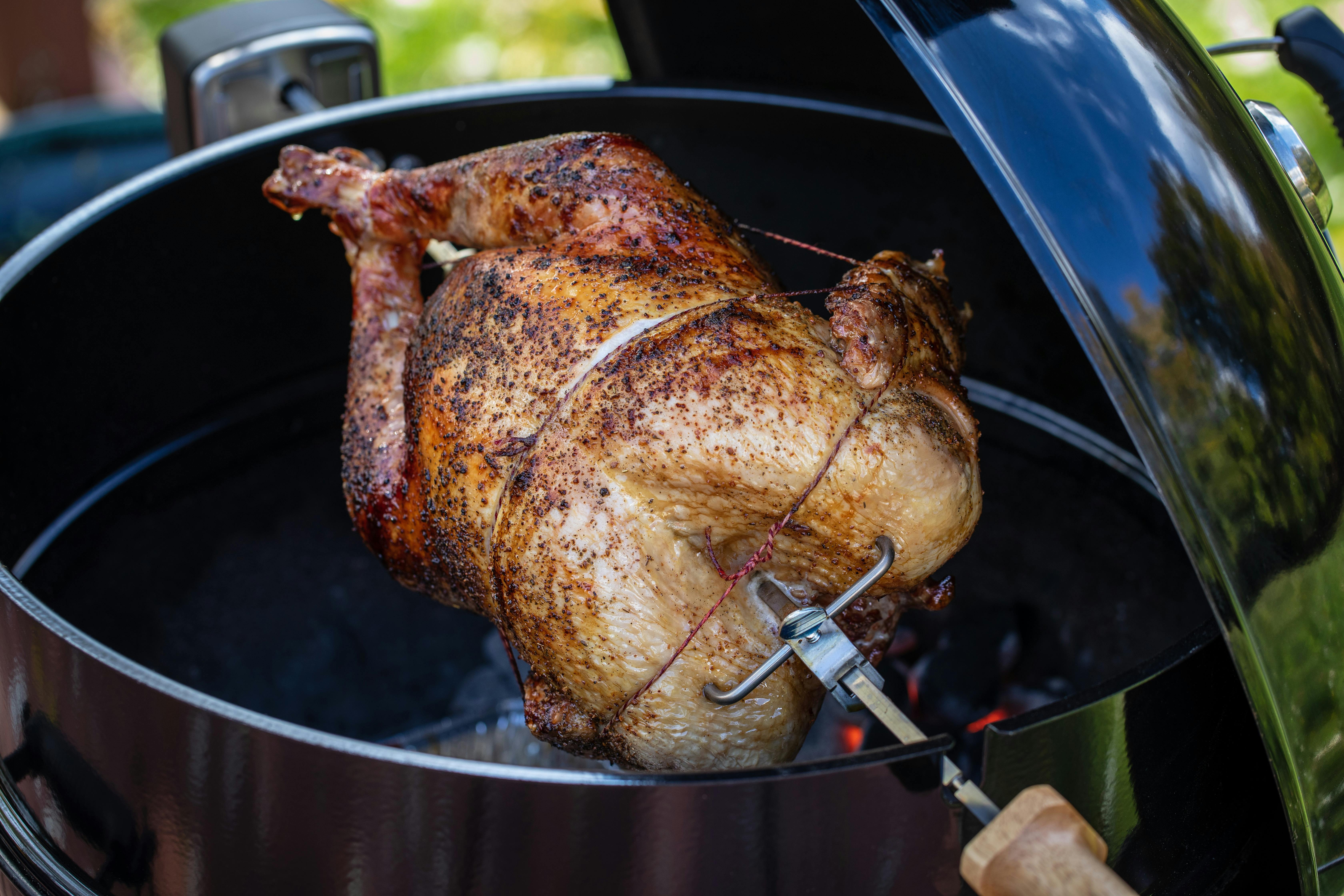 How to Rotisserie a Turkey with a Fan Favorite Recipe Grilling