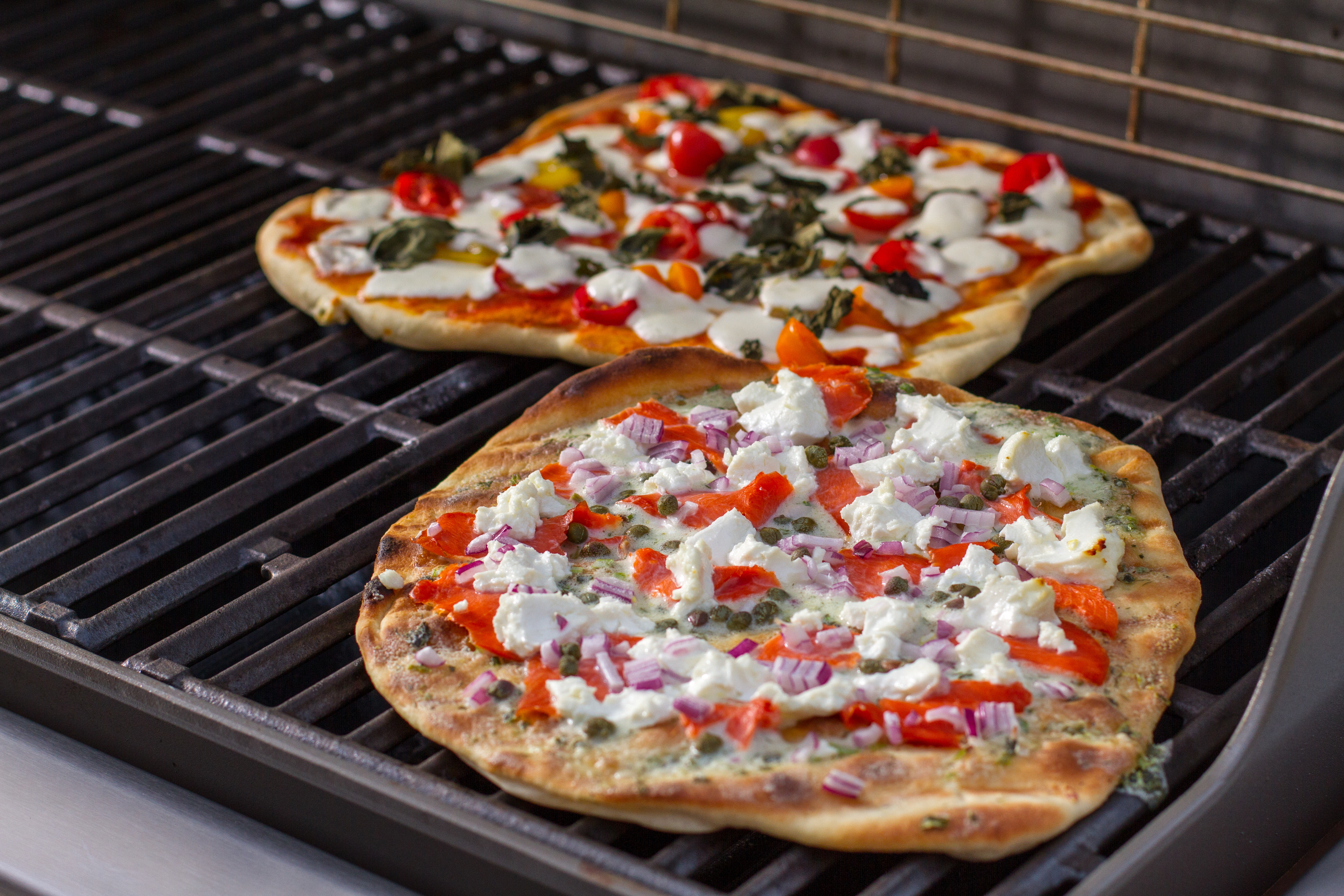 Cooking pizza on the grill with a pizza stone hotsell