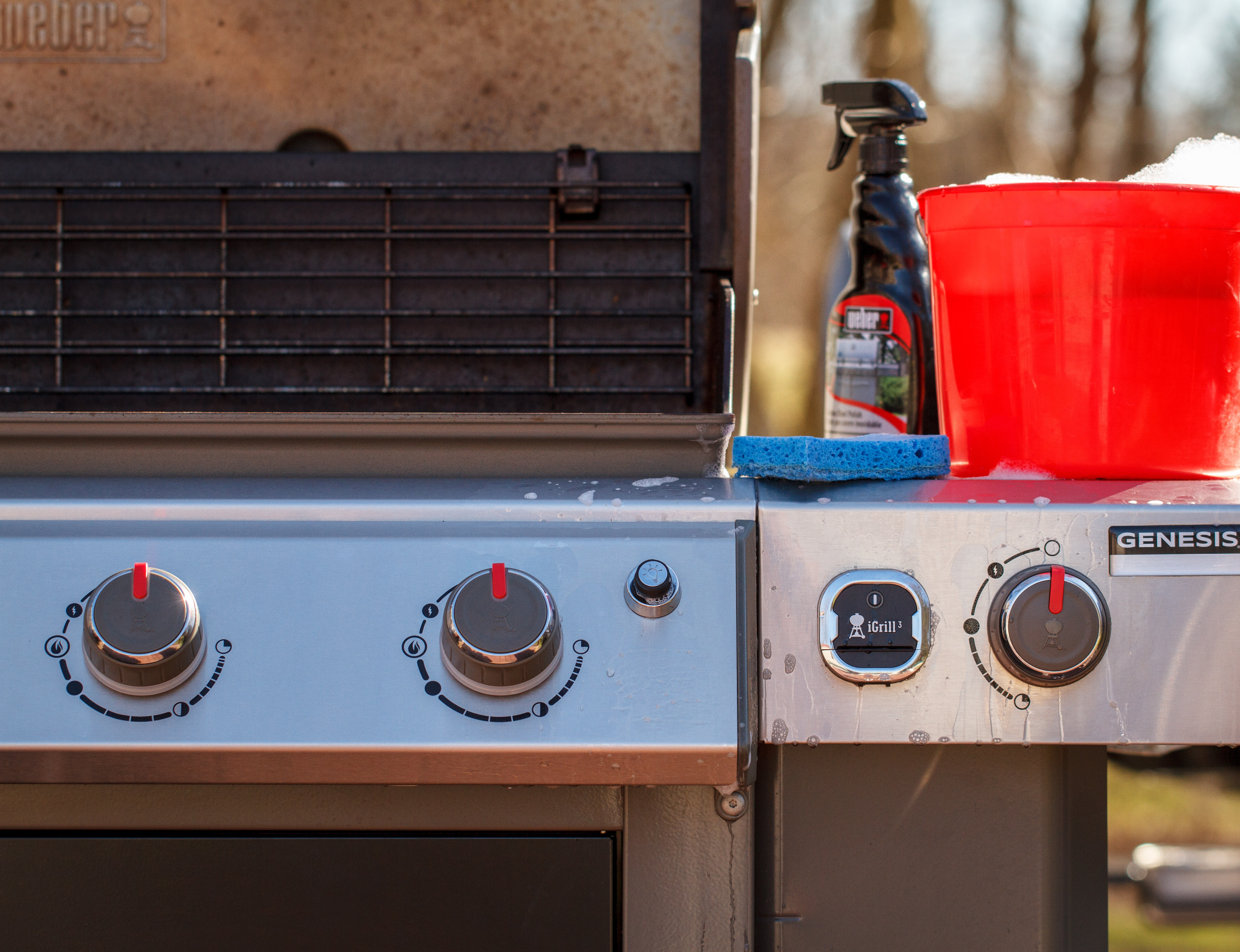 Cleaning weber outlet genesis grill