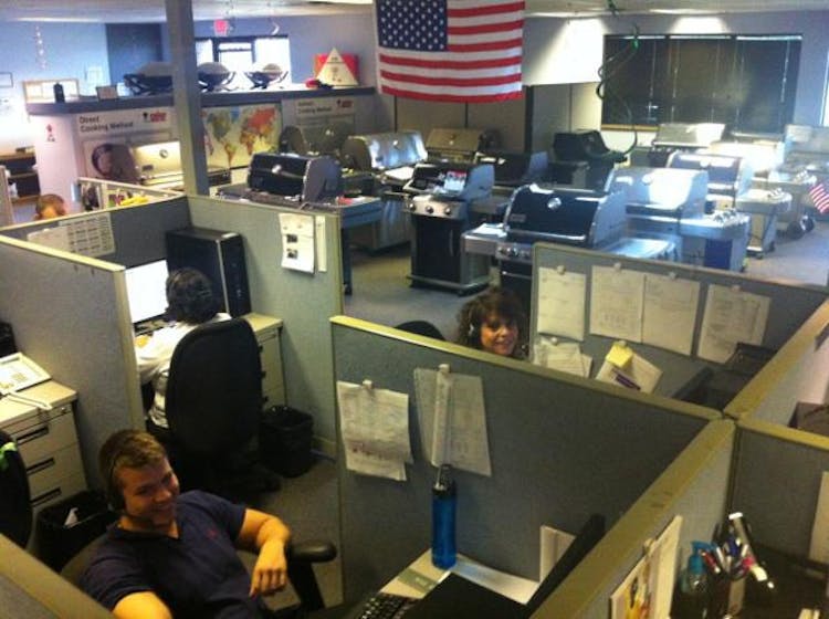 The Best Service For The Best Customers! Behind the Grill