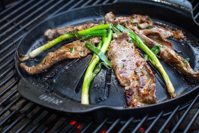 Sweet And Spicy Korean Skirt Steak