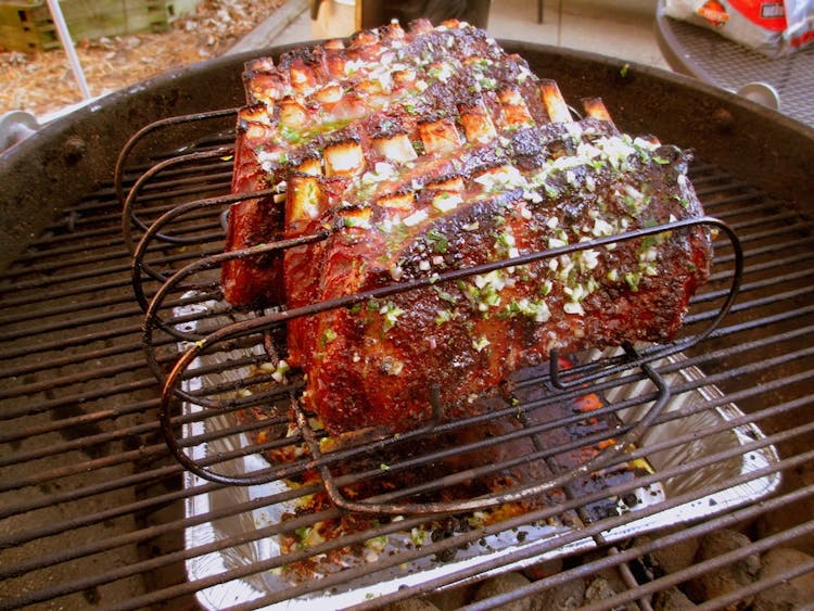 Curried Lamb Ribs Basted With Lemon And Mint Grilling Inspiration