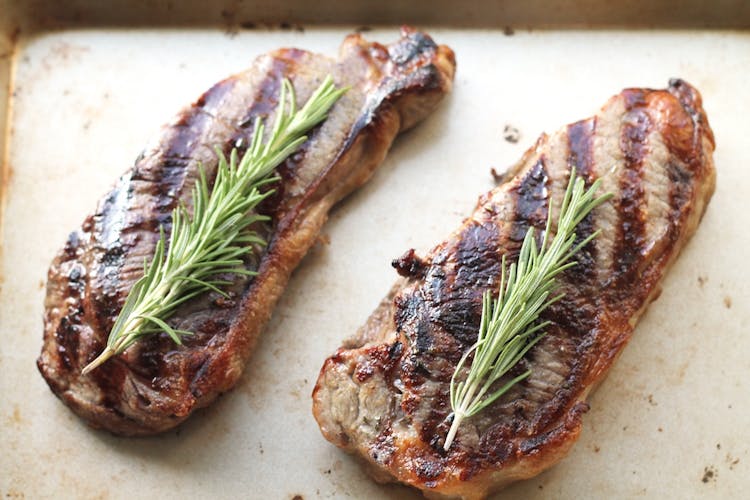 New Years Eve Dinner Grilled Steaks With Rosemary Garlic Butter Grilling Inspiration Weber 