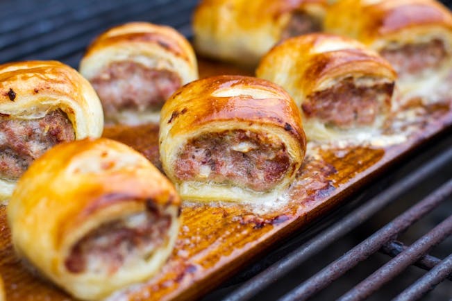 Planked Sausage Rolls