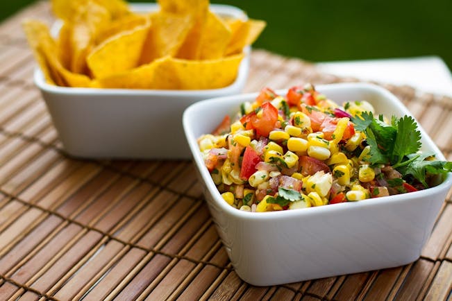 Grilled Mango-Corn Salsa
