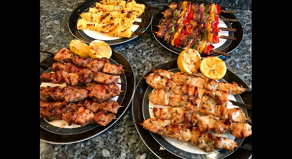 Shish kebab outlet grill