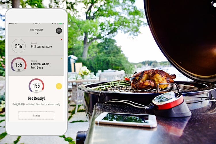 Learn all about the Weber iGrill 3 app-connected thermometer