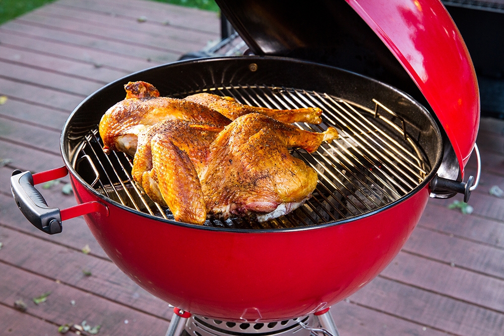 Cooking turkey on weber best sale