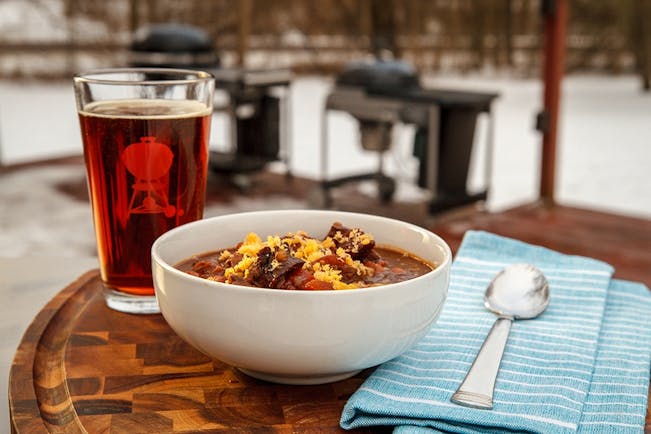 Warm up Your Super Bowl with Steak & Ale Chili