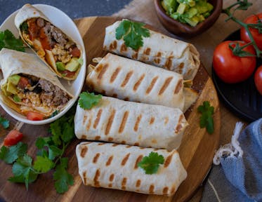 Camp Brekky Barbecued Burritos