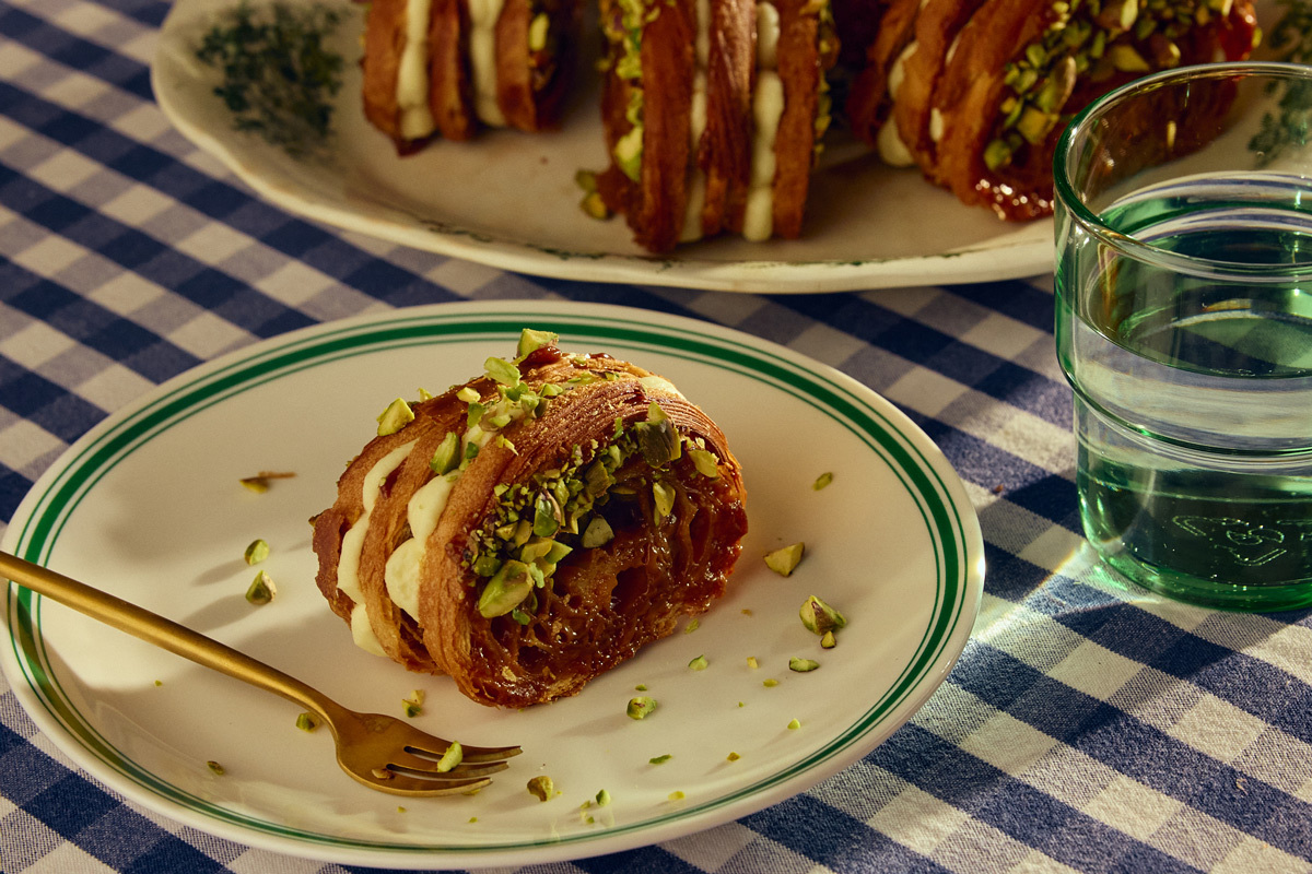Caramelised Croissant Mille-Feuille 