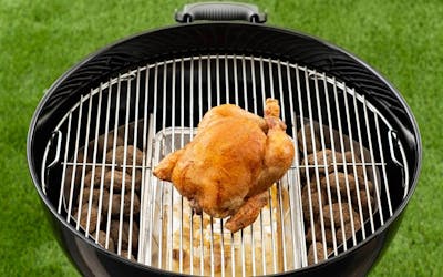57cm Kettle Charcoal Barbecue Setup – Indirect Cooking