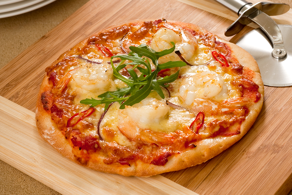 Chilli Prawn Pizza