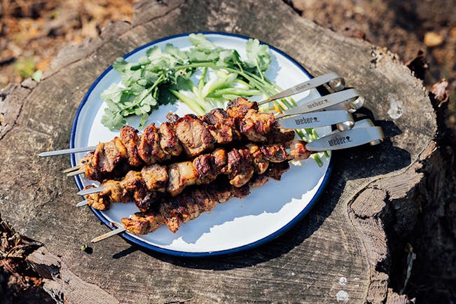 Flex your culinary muscles on your new Weber Q