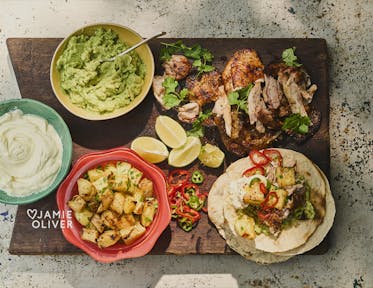 Chipotle chicken tacos