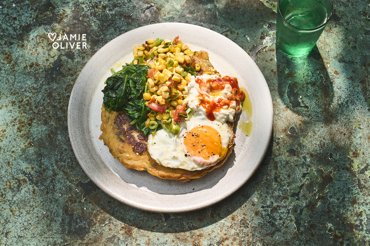 Crispy halloumi fritters