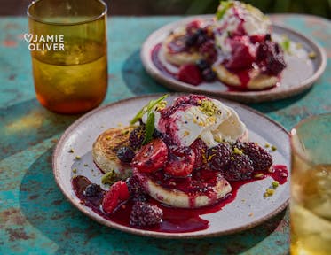 Crispy Pastry Swirls with Summer Berries