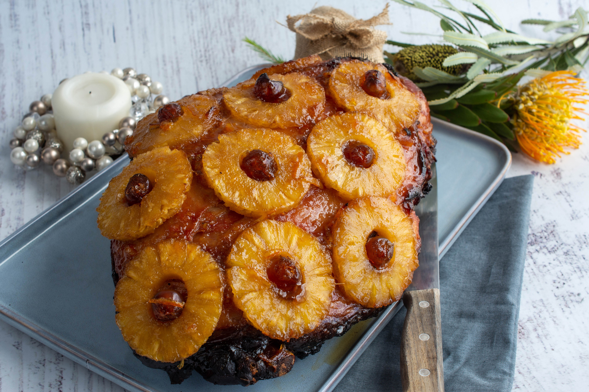 Easy Baked Glazed Ham