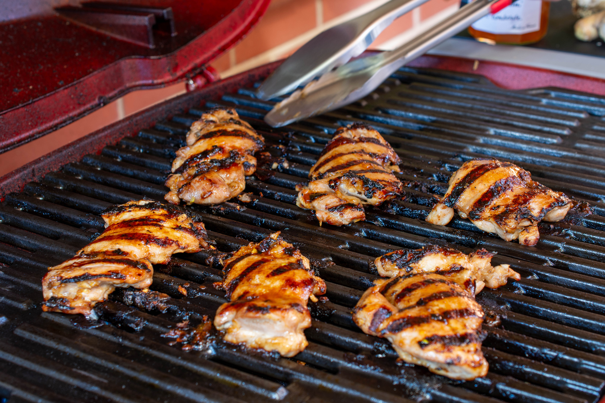 Glazed Soy Chicken Thighs 