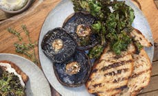 Grilled Mushrooms On Toasted Sourdough Web