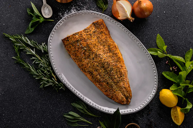 Herb Roasted Side of Salmon | Seafood Recipes | Weber BBQ
